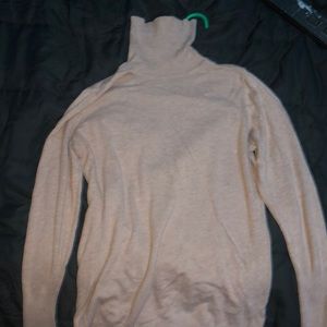 Tan turtleneck